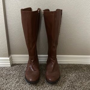 Marc Fisher Brown Knee-High Boots